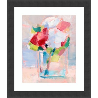Framed Art Print 'Abstract Flowers In Vase II' By Ethan Harper - Image 0