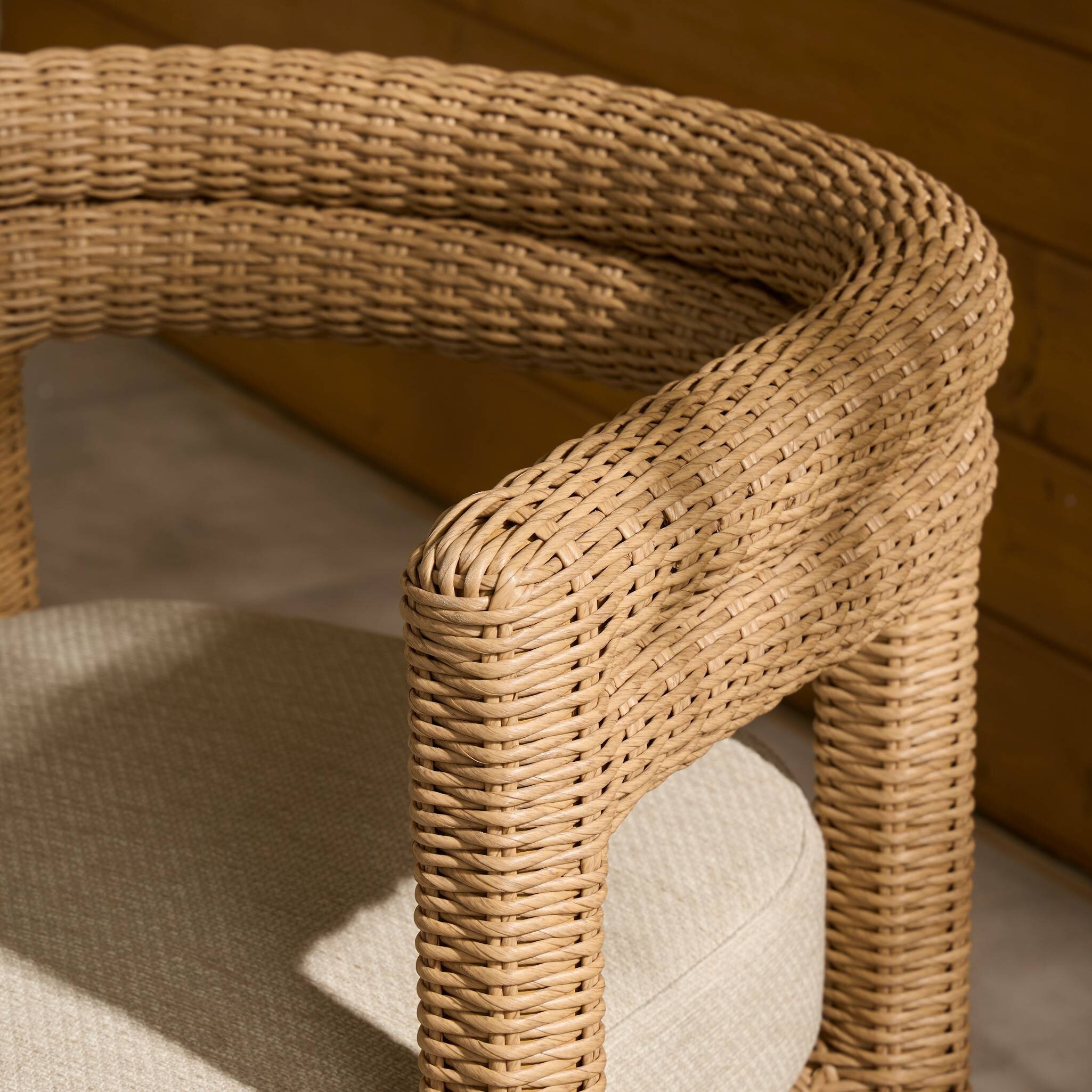 Tacova Outdoor Dining Chair - Casa Cream - Image 13