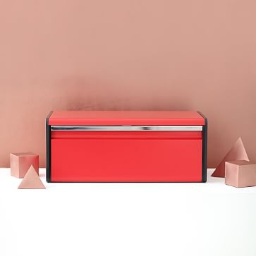 Brabantia Kitchen Fall Front Bread Box, Passion Red, Phase 3 - Image 4