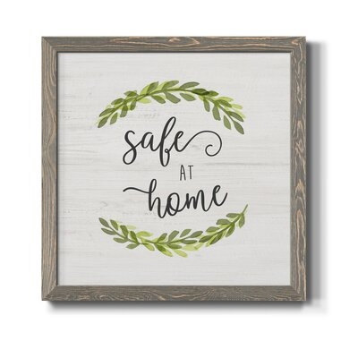Safe At Home-Premium Framed Canvas - Ready To Hang - Image 0