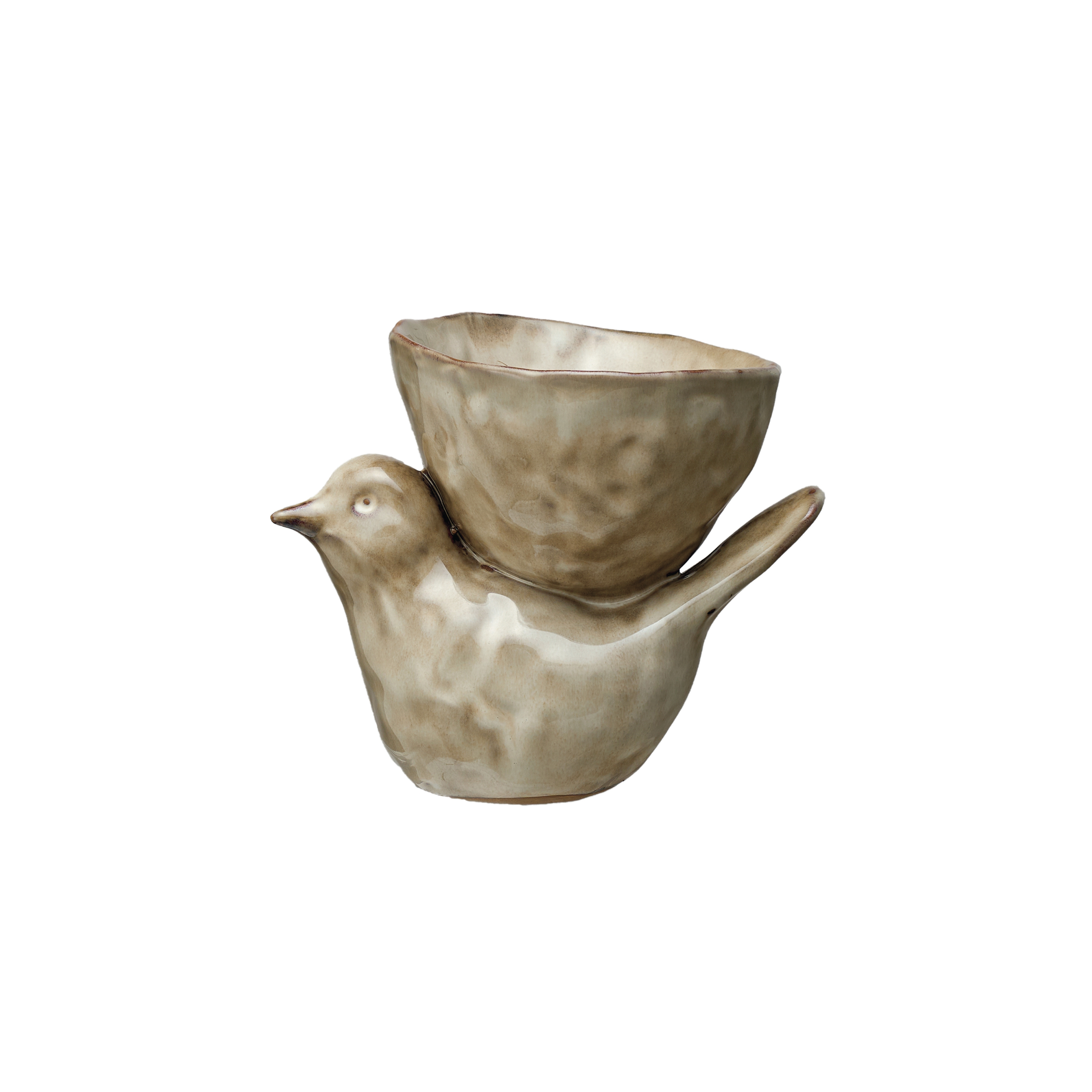 Avian Stoneware Bowl, Cream - Image 0