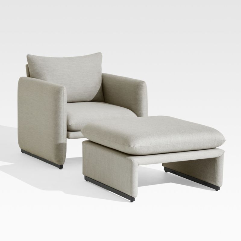 Zuma Outdoor Upholstered Lounge Chair - Image 4