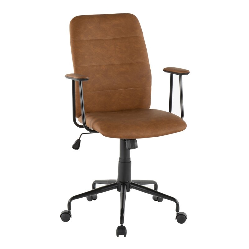 Zion Task Chair, Brown - Image 1