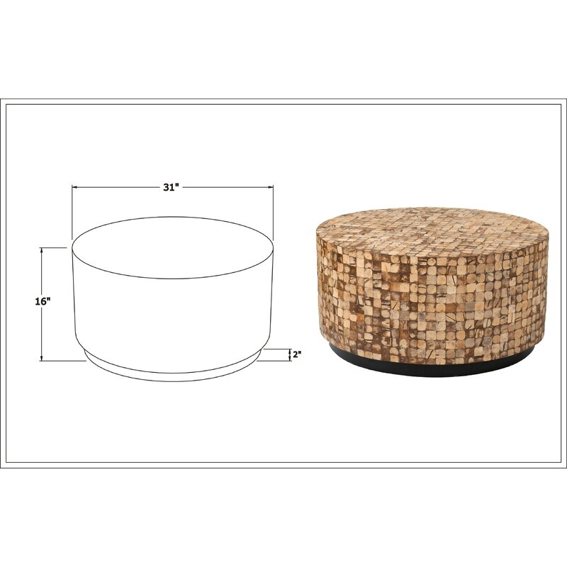 Teres Drum Coffee Table - Image 6