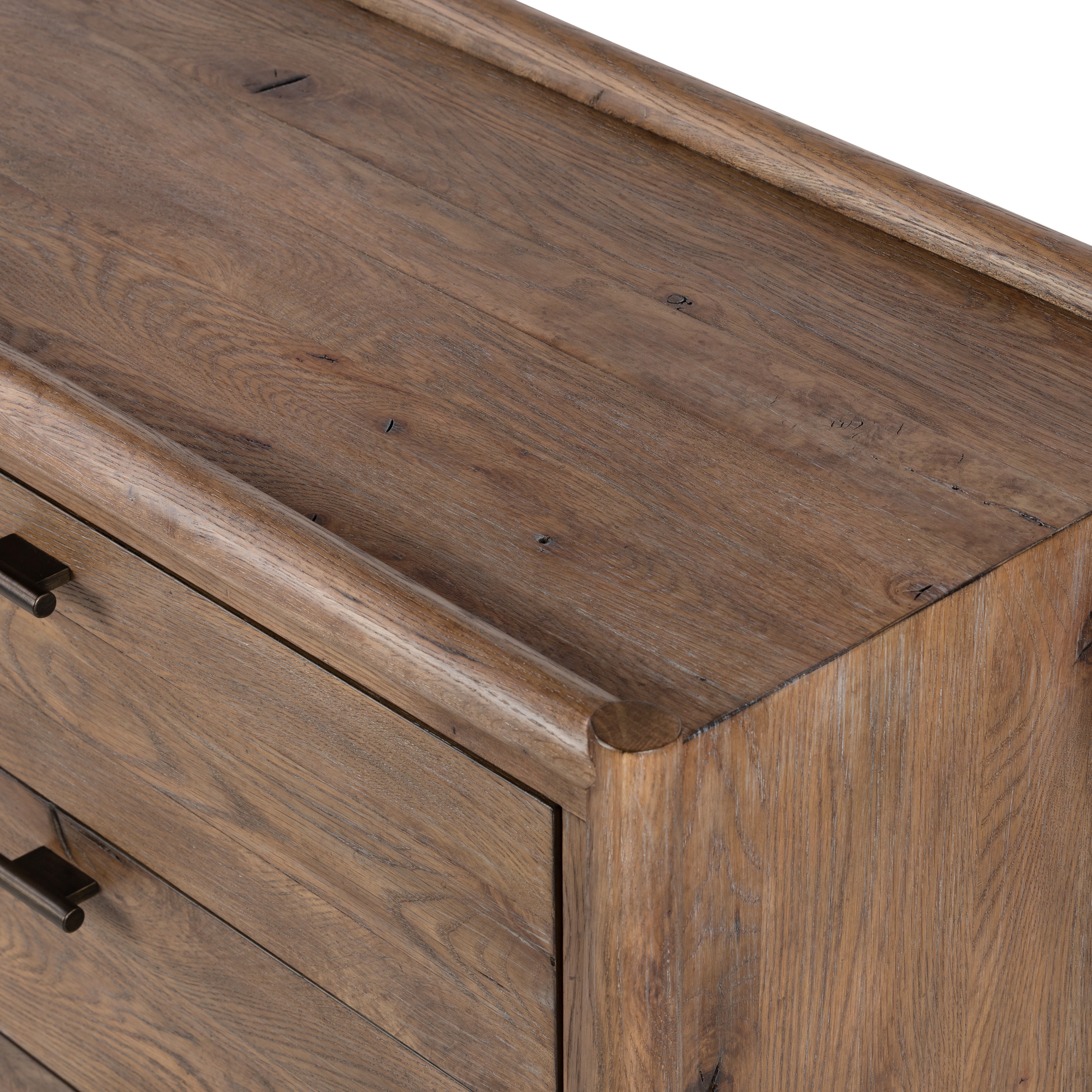 Glenview 6 Drawer Dresser-Weathered Oak - Image 7