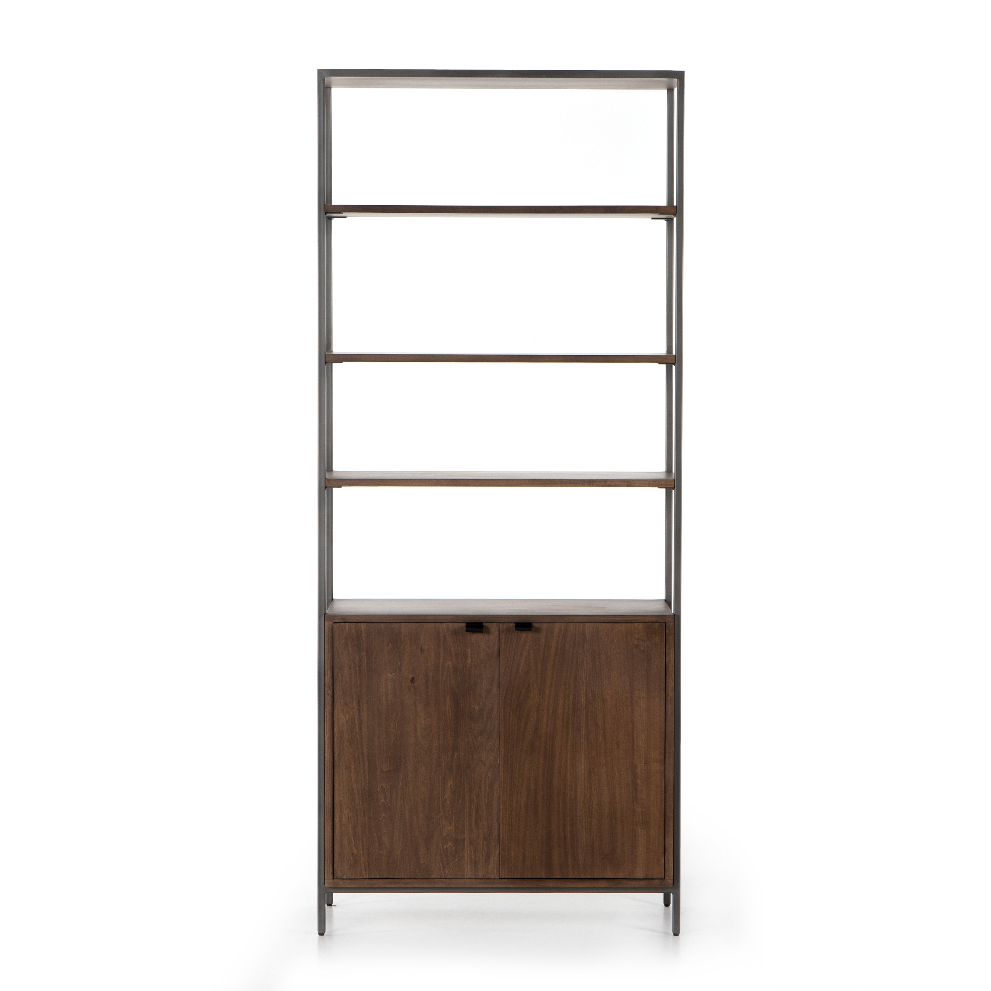 Trey Modular Wide Bookcase-Auburn Poplar - Image 3