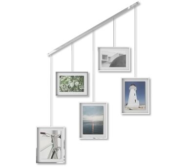 Hanging Chrome Gallery Frames, Set of 5 - Image 5