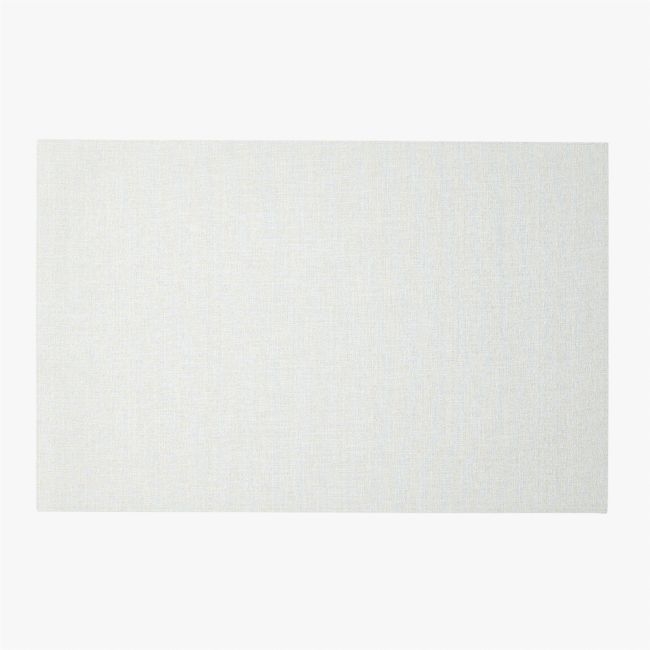 Chilewich® White Boucle Utility Mat 3.8'x6' - Image 0