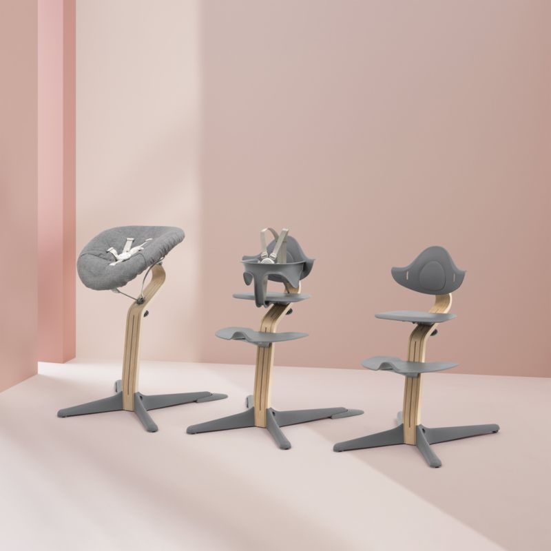 Stokke ® Nomi ® Natural/Grey 3-in-1 Convertible Baby High Chair - Image 2