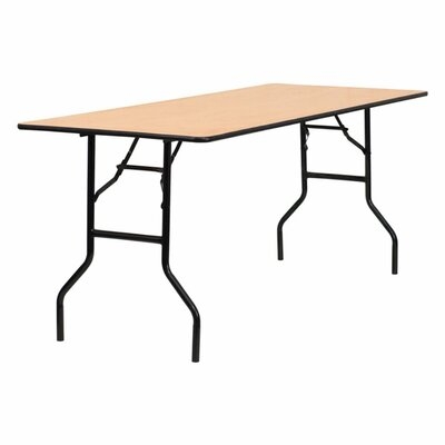 Wood Rectangular Folding Table - Image 0