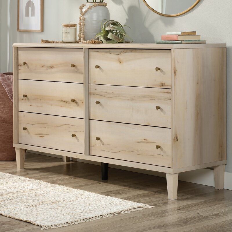 Harry Willow Place 6-Drawer Double Dresser - Image 4