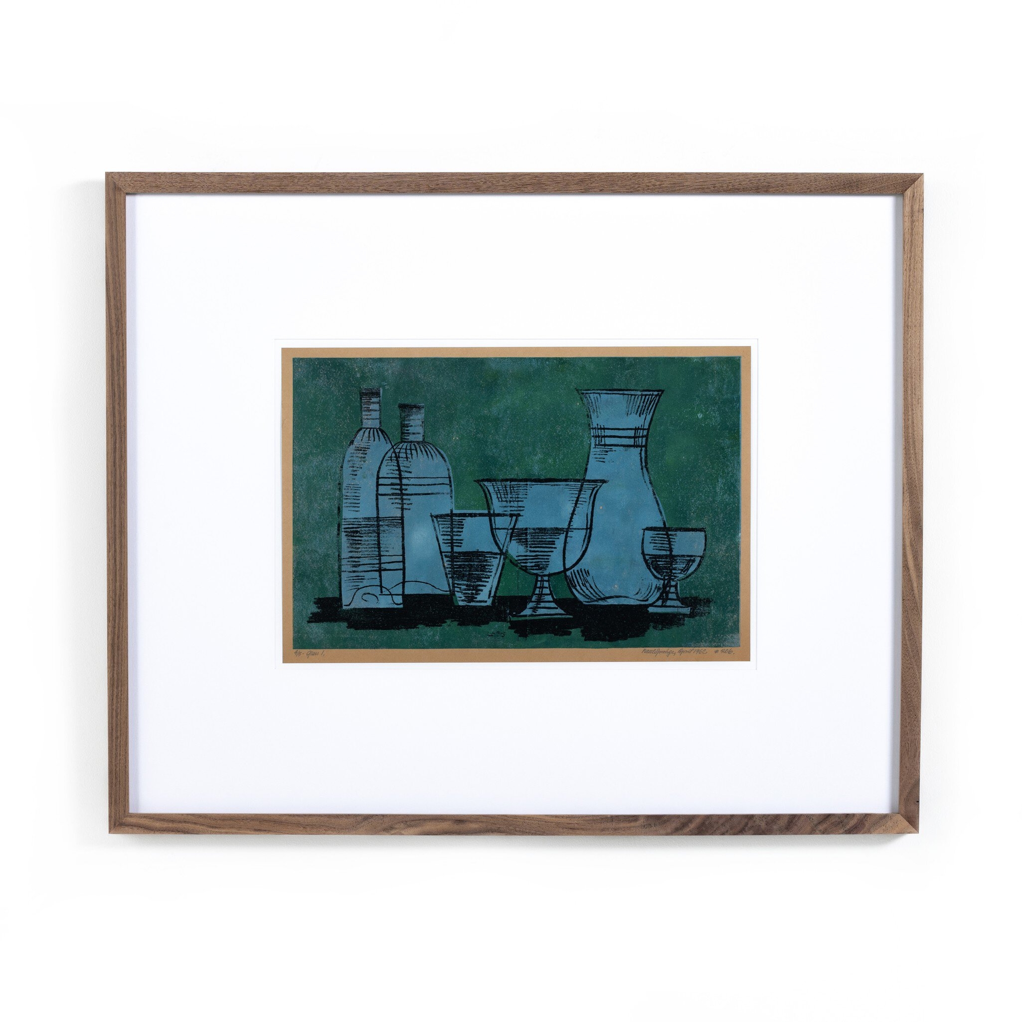 Glass I  by Pepi Sprohge - Rustic 1.5 Walnut - Image 0