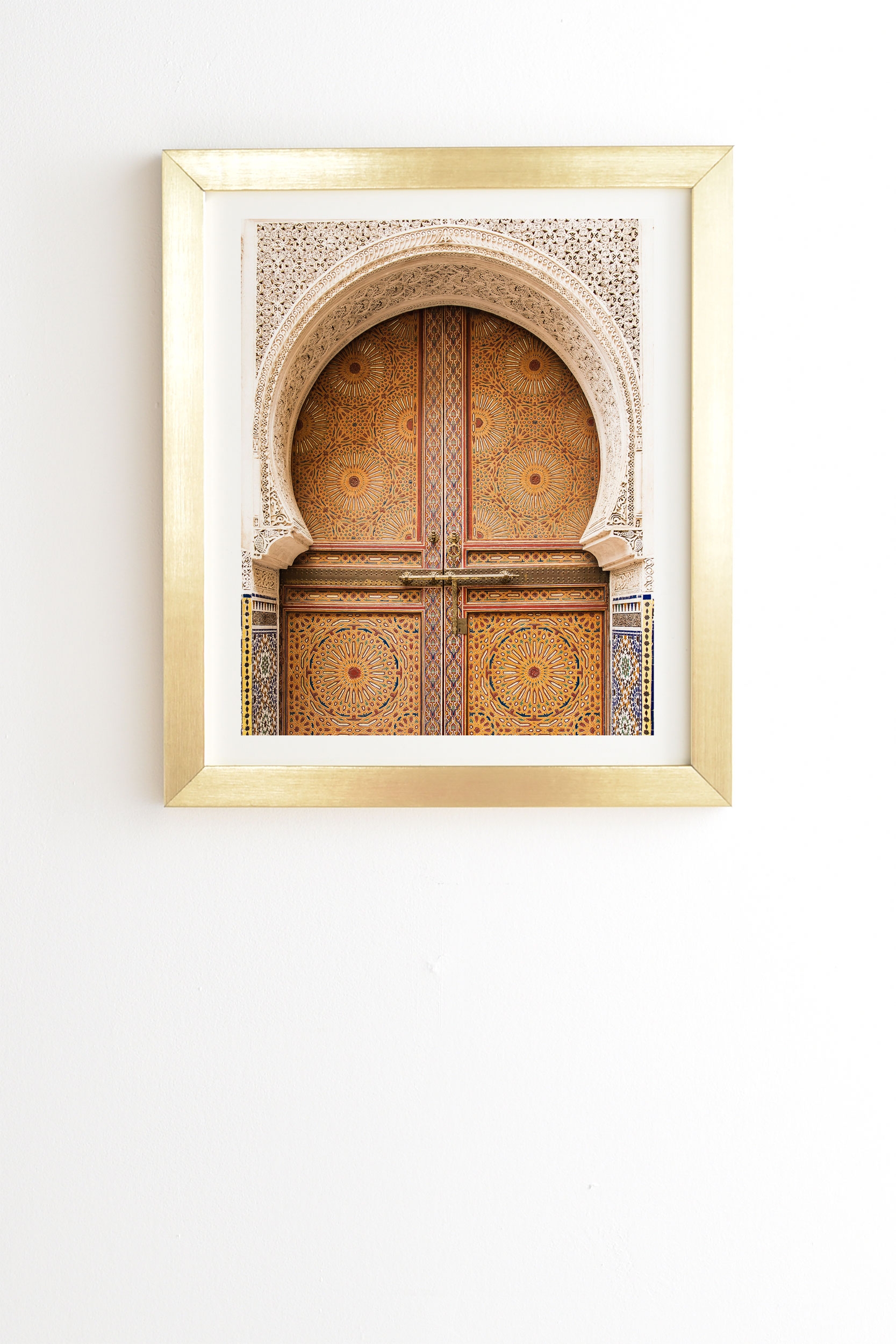 Ornate by TRVLR Designs - Framed Wall Art Basic Gold 20" x 20" - Image 0