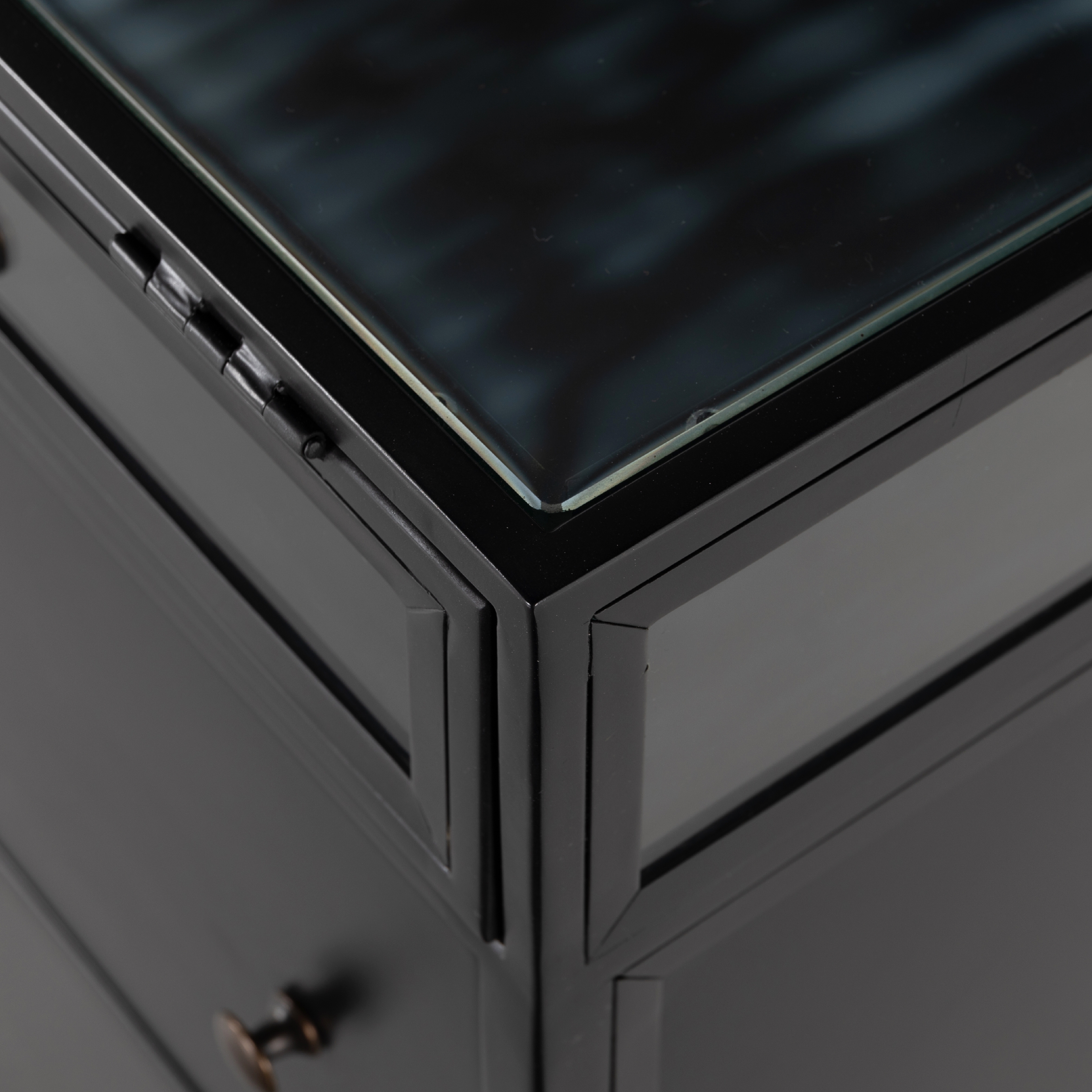 Shadow Box Executive Desk - Black - Image 10