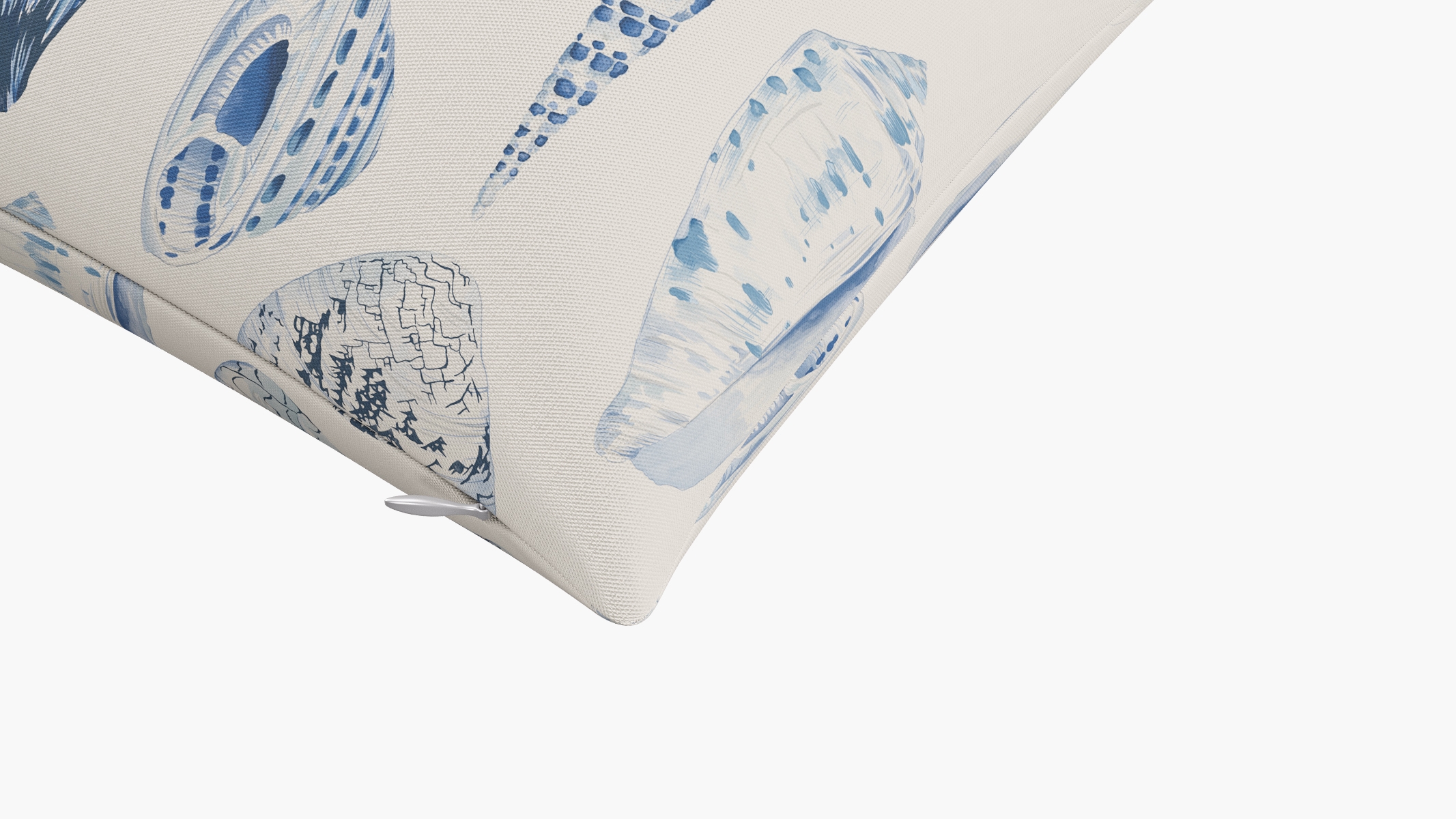 Throw Pillow 14" x 20", Porcelain Coquina, 14" x 20" - Image 1