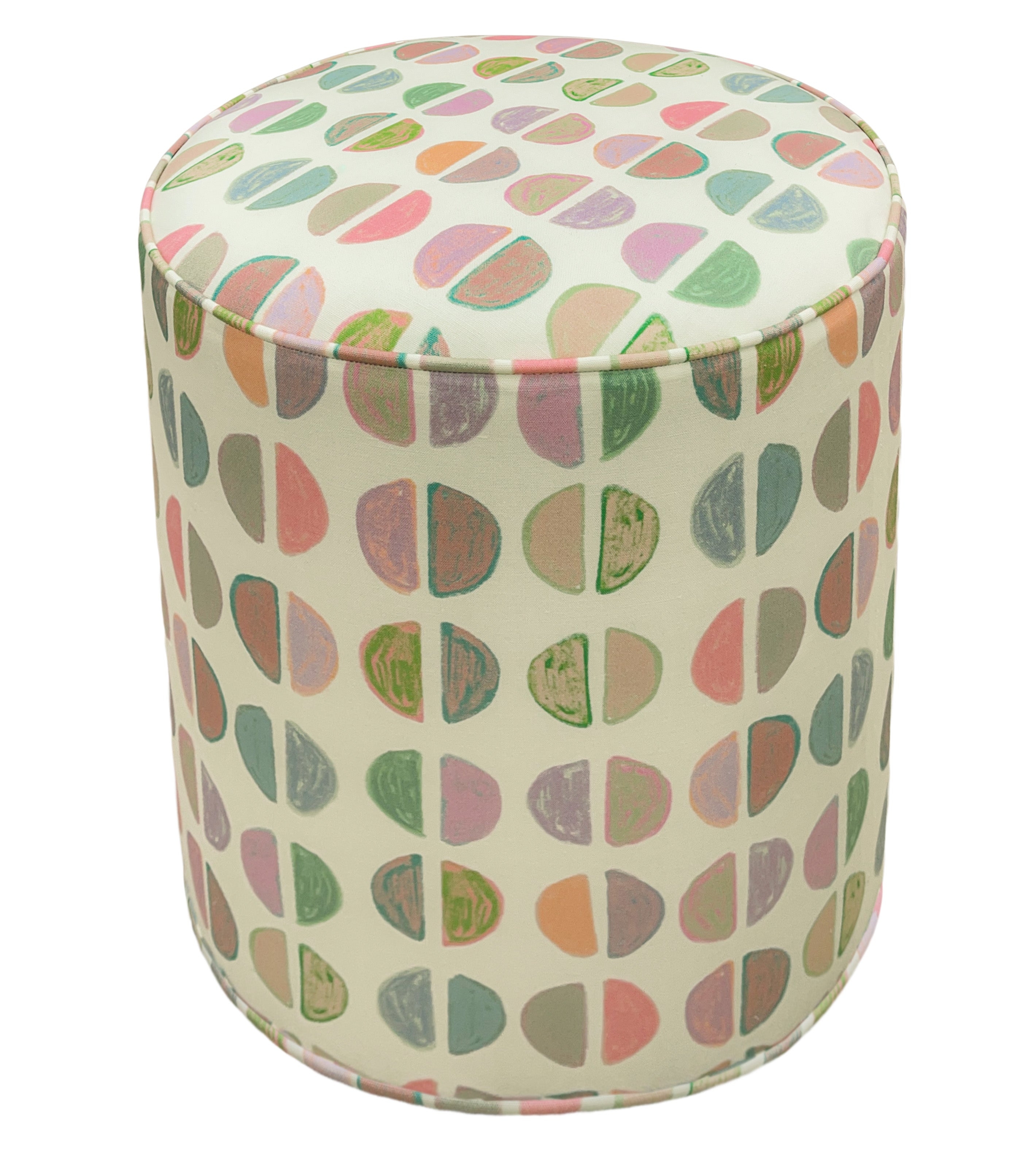 THE TIGHT ROUND OTTOMAN :: MIMS // MULTI - BY THE YARD - Image 0