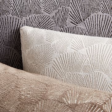 Deco Shells Pillow Cover, 20"x20", Cloudburst Gray - Image 1