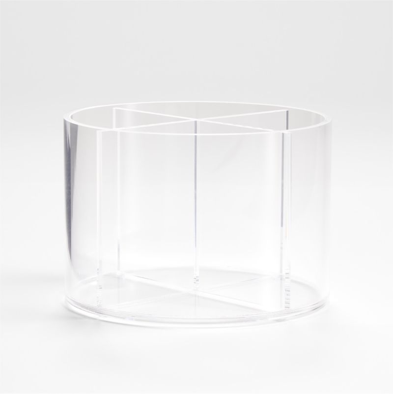 Cylinder Acrylic Kids Study Desk Organizer - Image 1