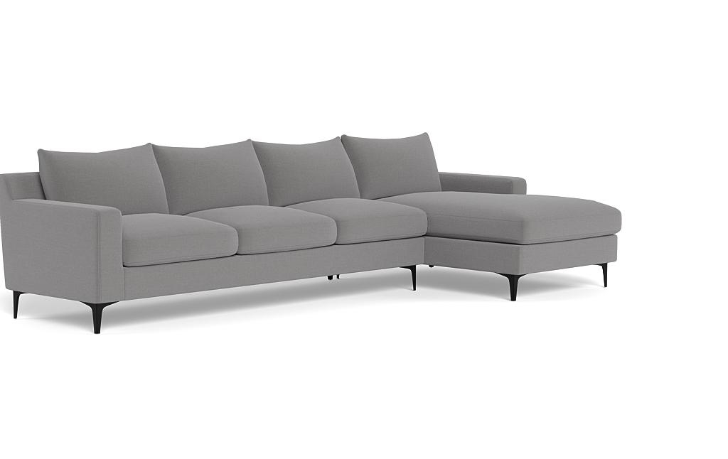 Sloan 4-Seat Right Chaise Sectional - Image 1