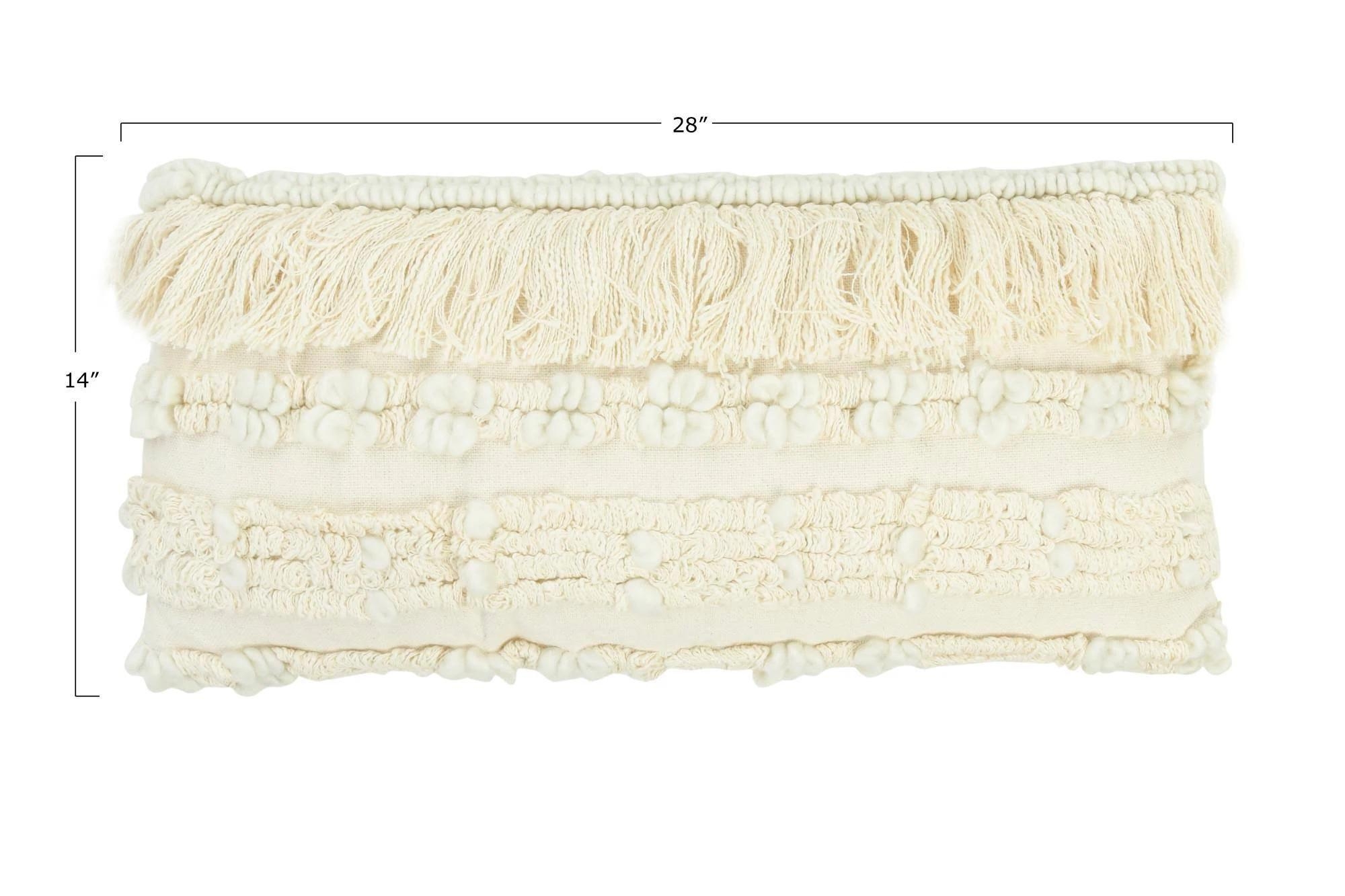 Novah Lumbar Pillow, 28" x 14" - Image 7