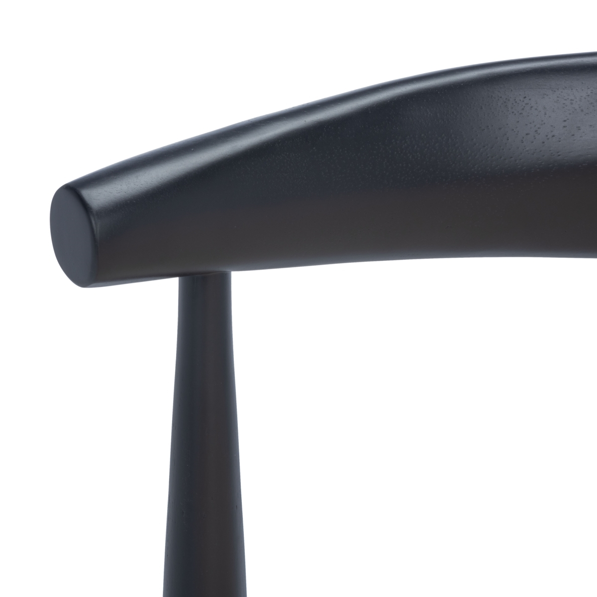 Lionel Retro Dining Chair - Black / White - Safavieh - Image 2