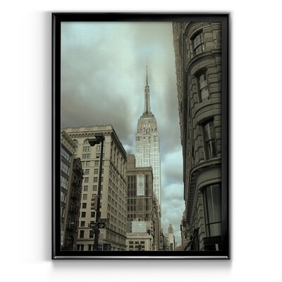 Empire View by J Paul - Picture Frame Graphic Art Print on Canvas - Image 0