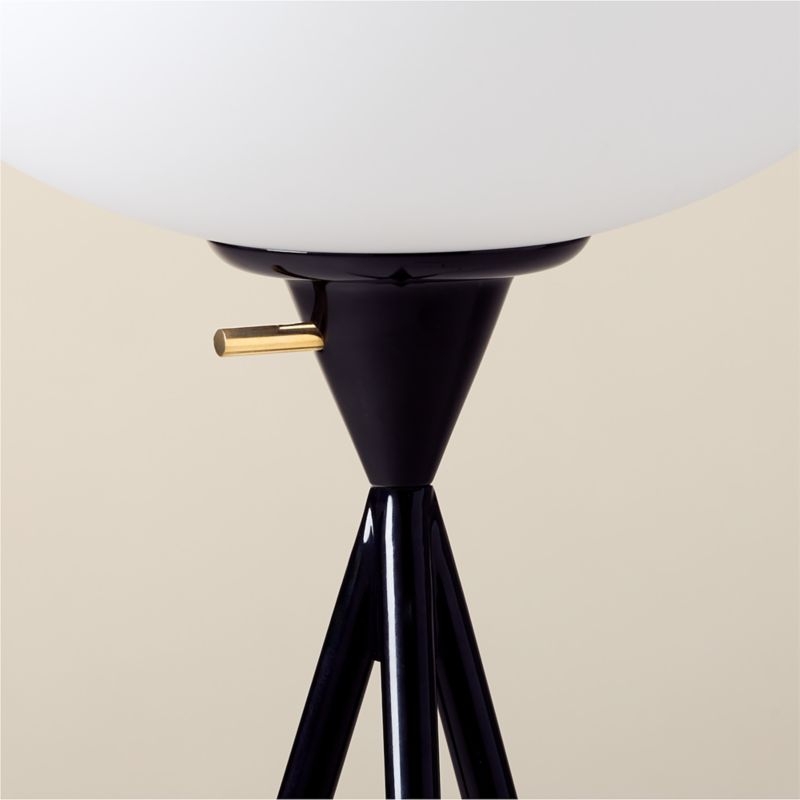 Montaigne Black Tripod Floor Lamp by goop - Image 2