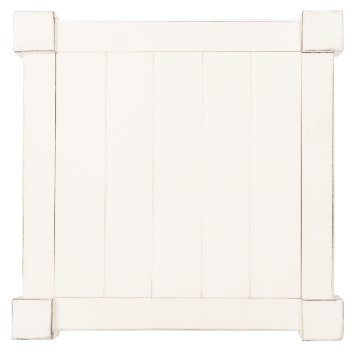 Rafiki Square Accent Table - Distressed White - Safavieh - Image 4
