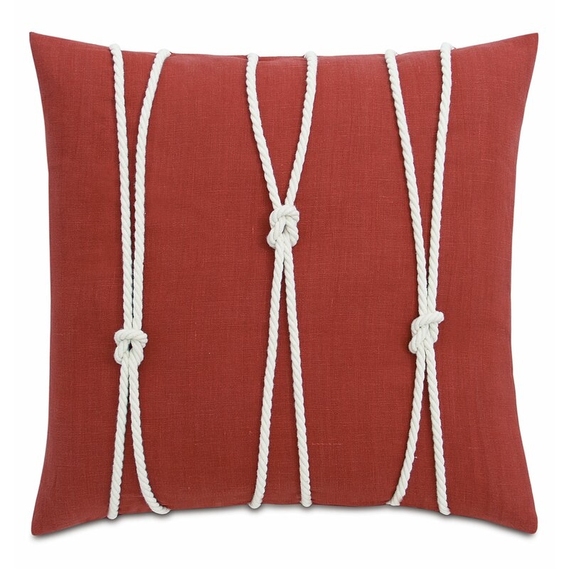 Eastern Accents Nautical Square Linen Pillow Cover & Insert - Image 0