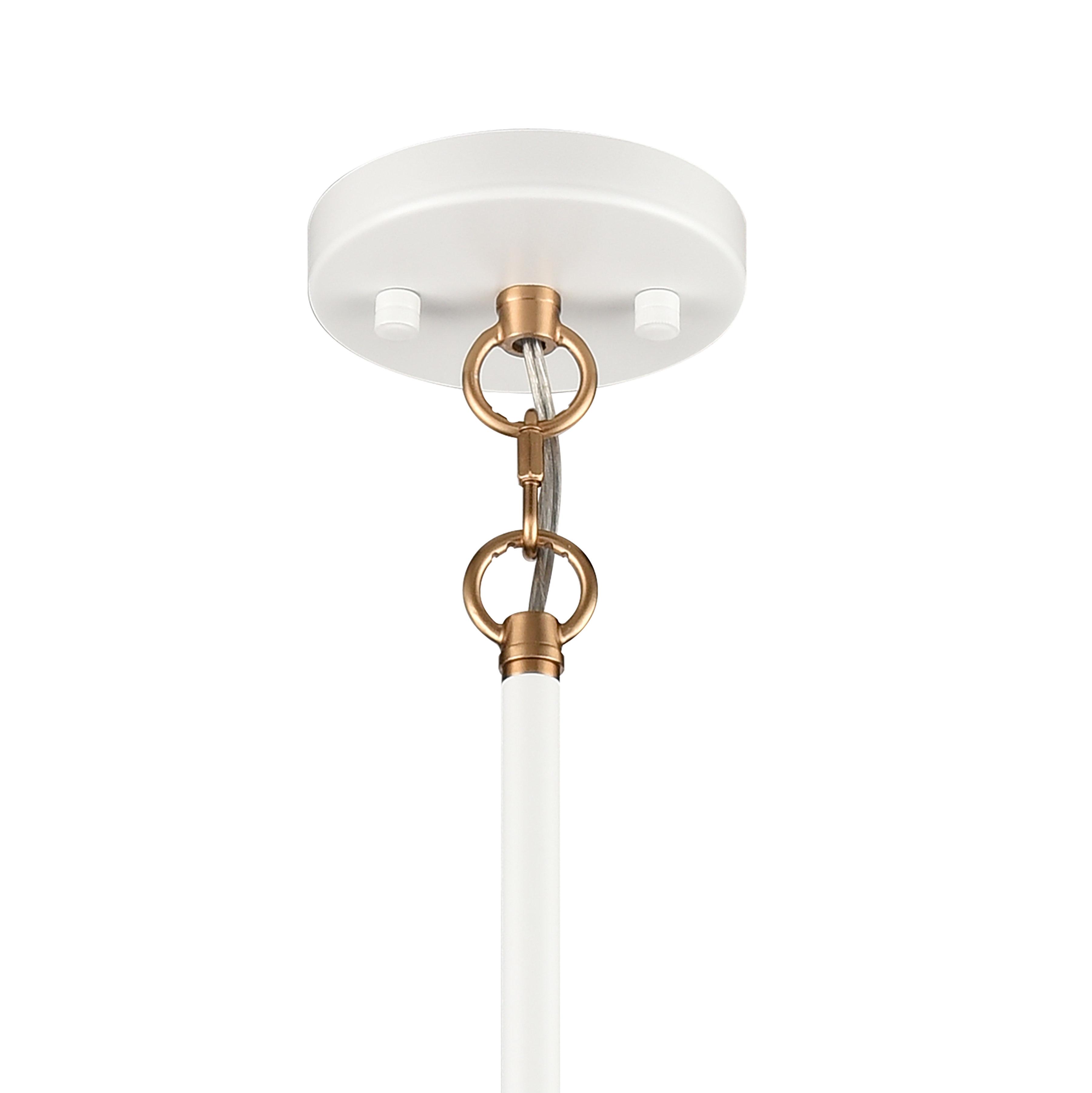 Boudreaux 28'' Wide 6-Light Chandelier - Matte White - Image 4