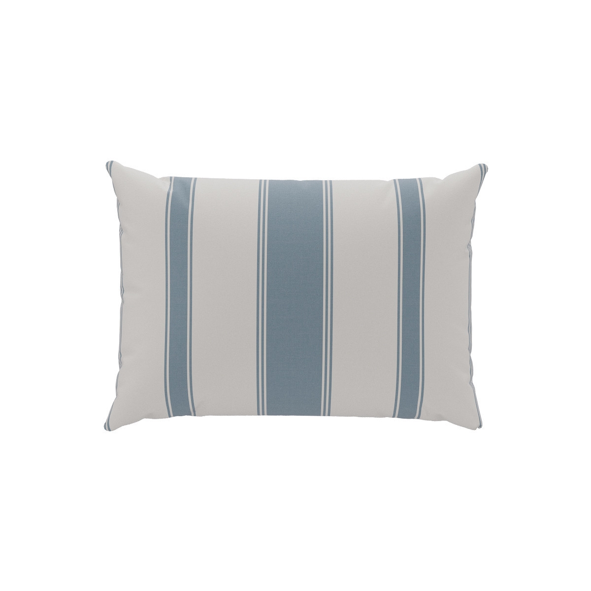 Outdoor Lumbar Pillow | French Blue Clarence Stripe - Image 0