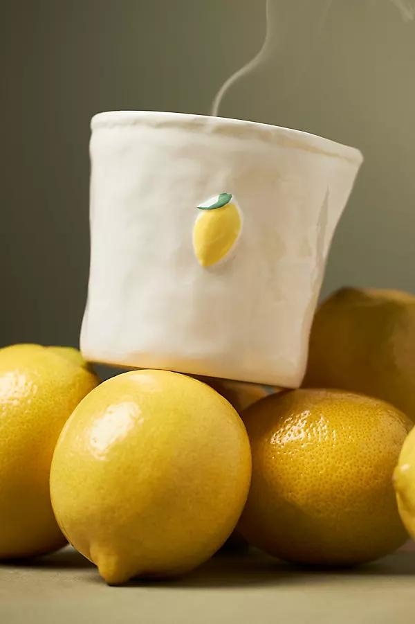 Bistro Fruity Meyer Lemon Ceramic Candle - Image 0