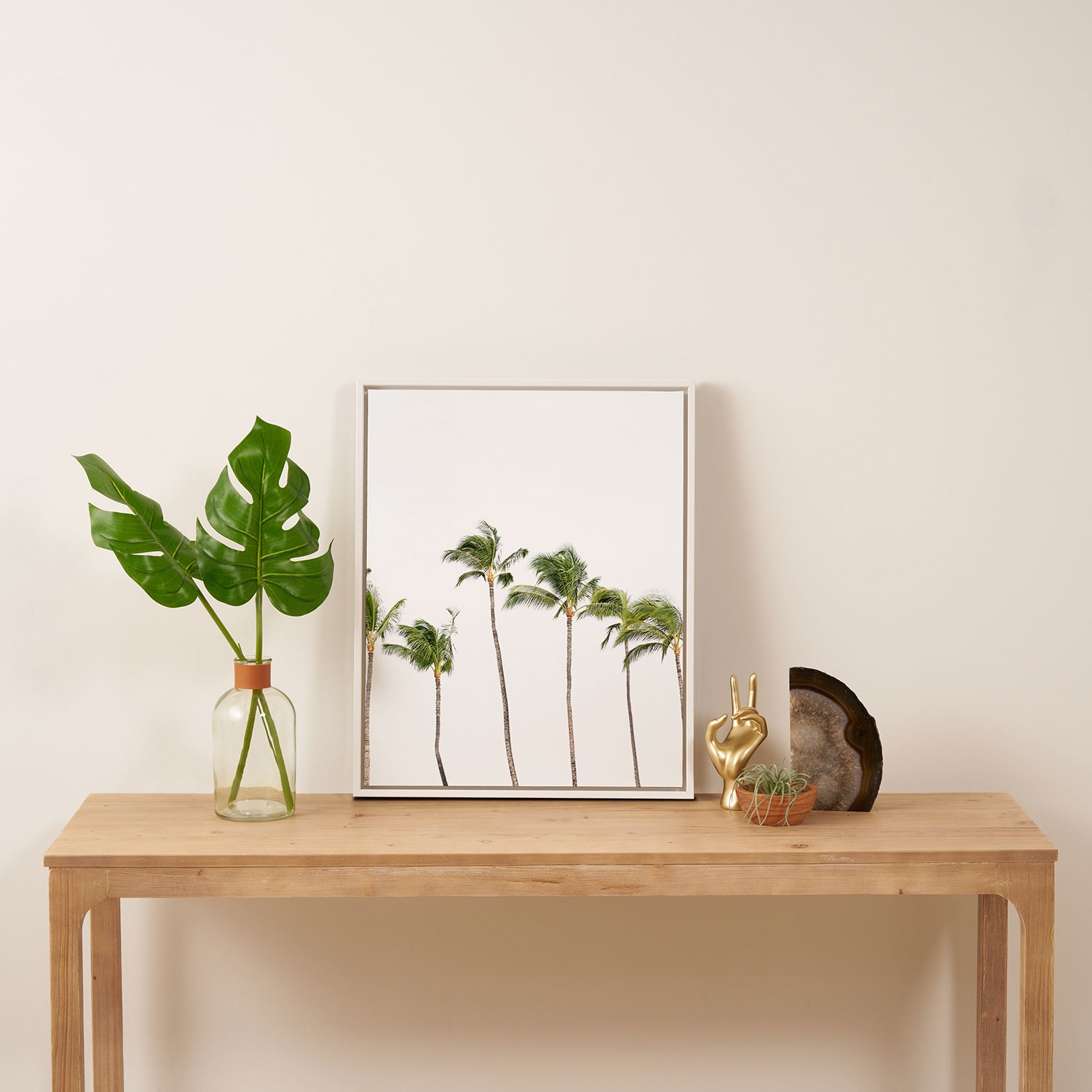 Minimal Palms by Bree Madden - Art Canvas 16" x 20" - Image 0