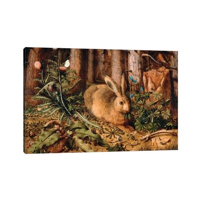 A Hare in the Forest, c. 1585 by Hans Hoffmann - Wrapped Canvas Photograph Print - Image 0