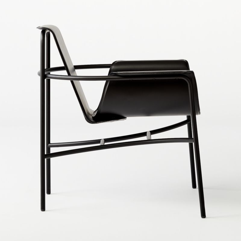 Gemini Black Lounge Chair - Image 3