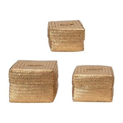 3 Piece Seagrass Basket Set - Image 0