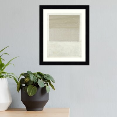 Cracked Parchment II By Vanna Lam Framed Wall Art Print - Image 0