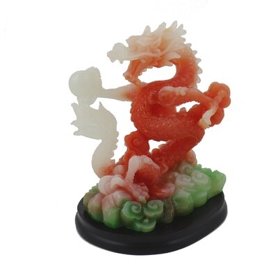 Feng Shui Colorful Dragon Statue - Image 0