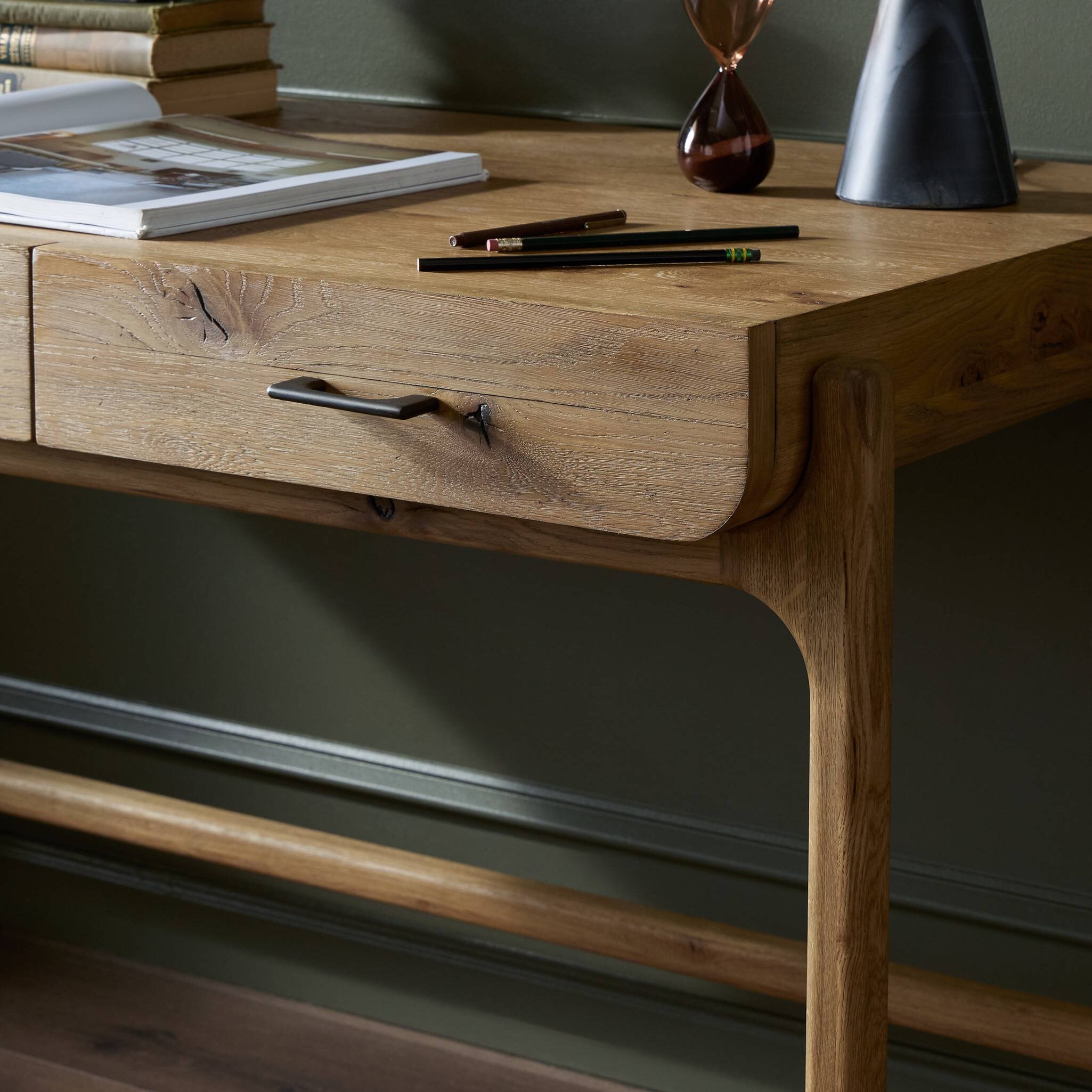 Bloomfield Desk - Resawn Worn Oak - Image 14