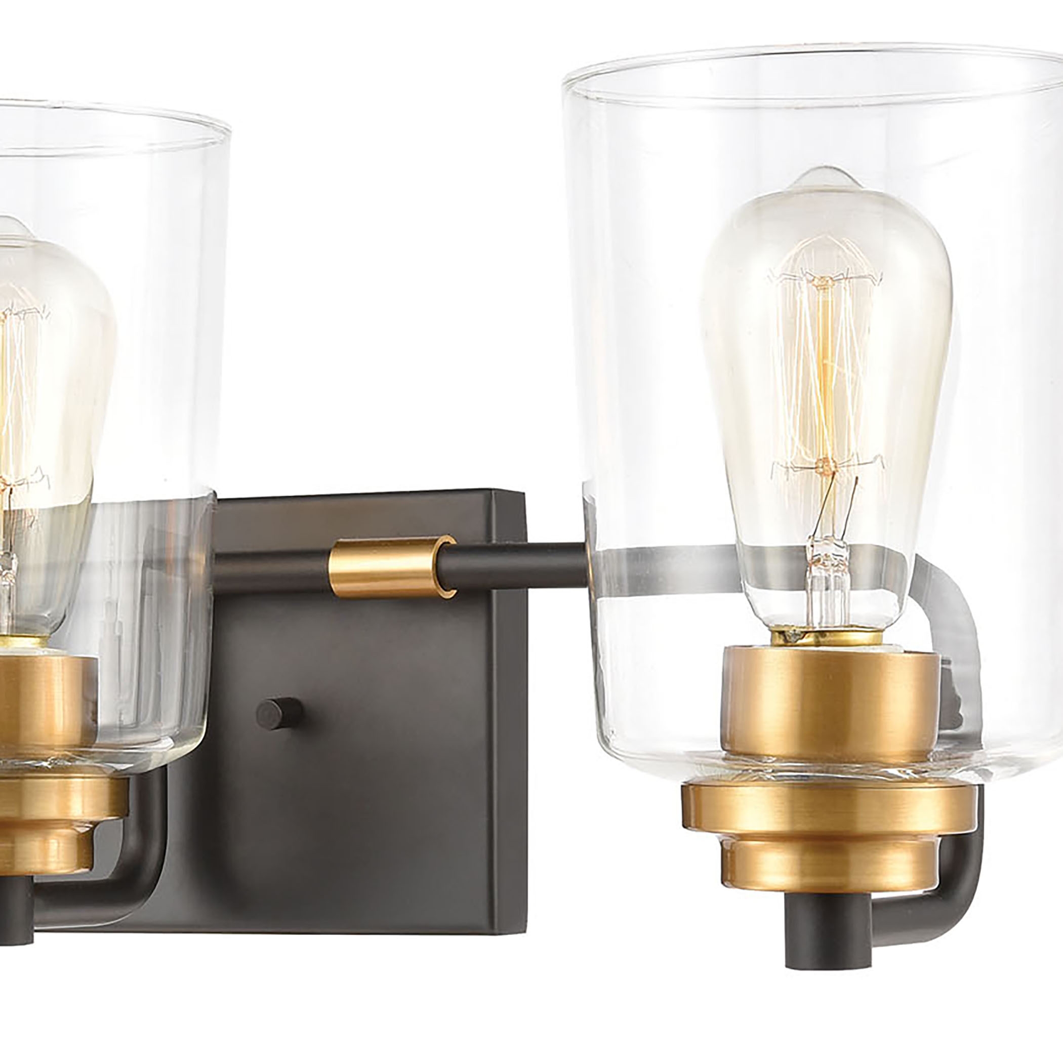 Robins 23'' Wide 3-Light Vanity Light - Matte Black - Image 3