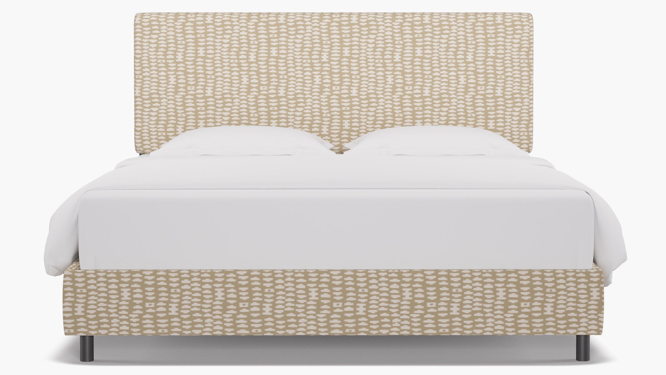 Square Back Bed, Sand Odalisque, King - Image 0