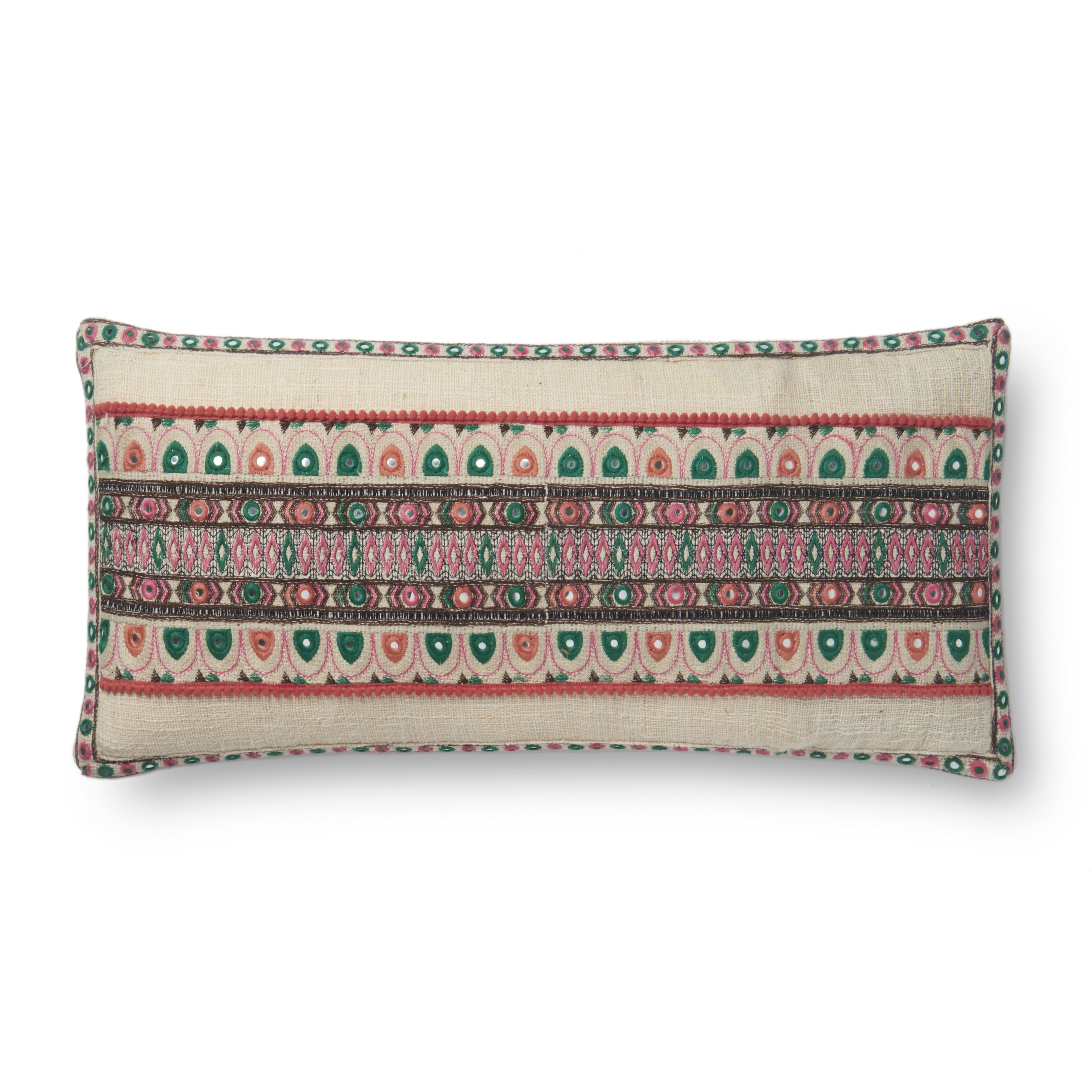 Justina Blakeney x Loloi Pillows P0634 Multi 13" x 35" Cover Only - Image 0