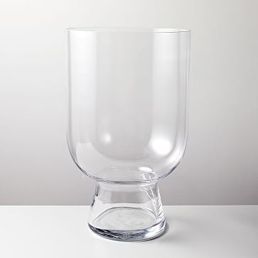 Foundations Glass Hurricane, Clear, 16.5"h, Set of 2 - Image 0