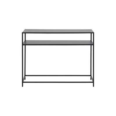 Industrial Console Table - Matte Black - Image 0