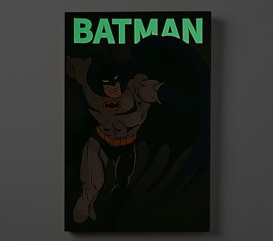 DC Comics Glow In The Dark Art, Batman - Image 1