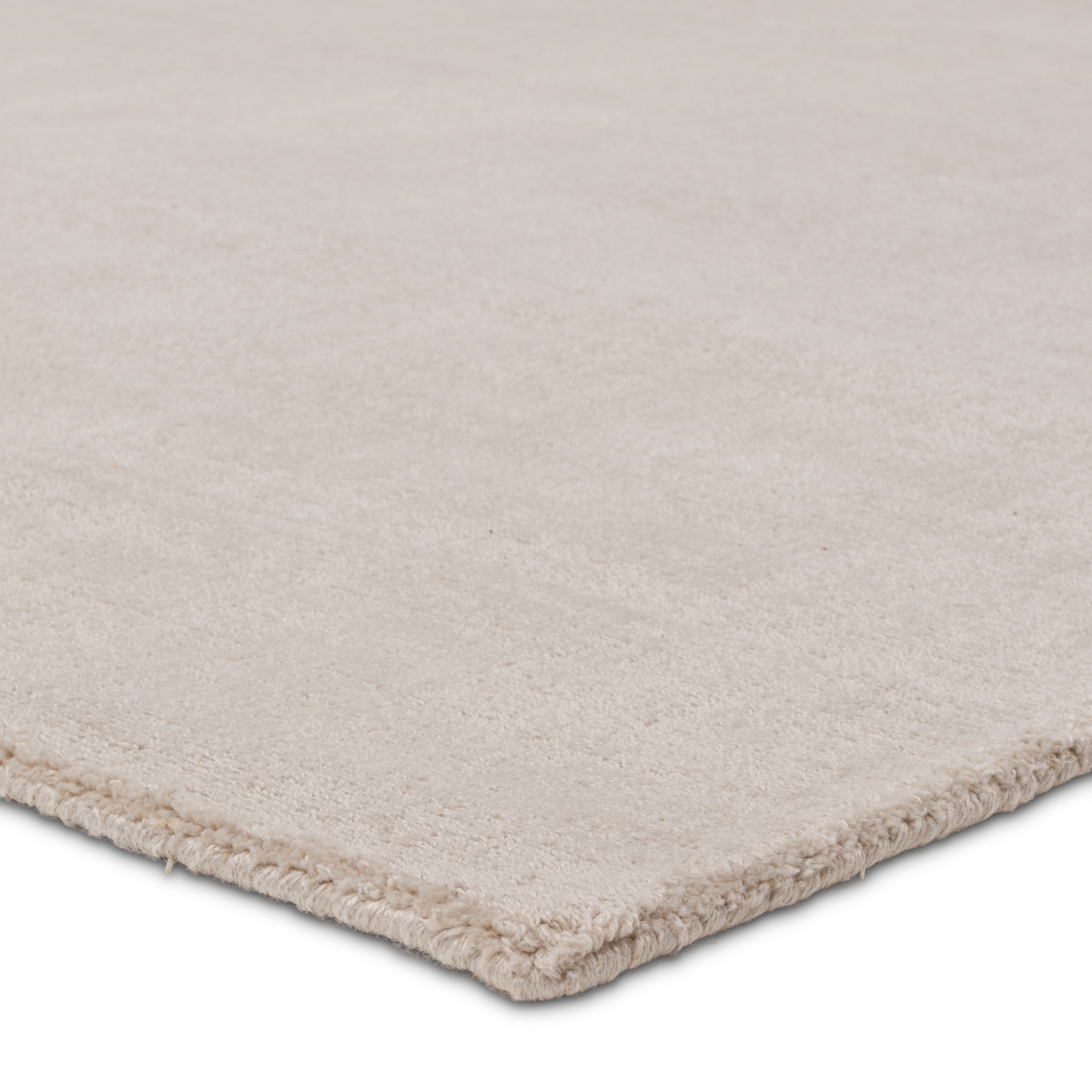 Arcus Handmade Indoor/Outdoor Solid Cream Area Rug (6'X9') - Image 1