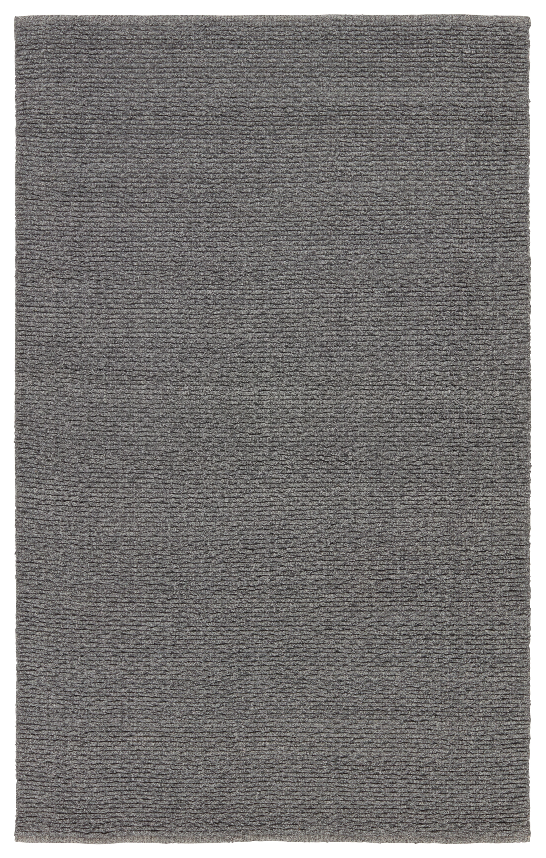 Windcroft Handmade Solid Gray Area Rug (6'X9') - Image 0