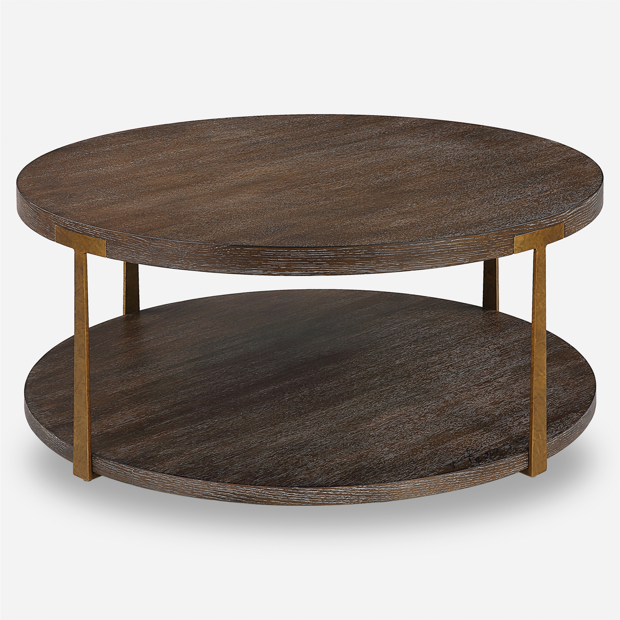 Palisade Round Wood Coffee Table - Image 0