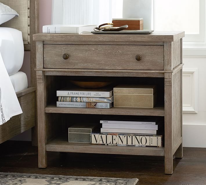 Toulouse 29" Nightstand, Gray Wash - Image 1
