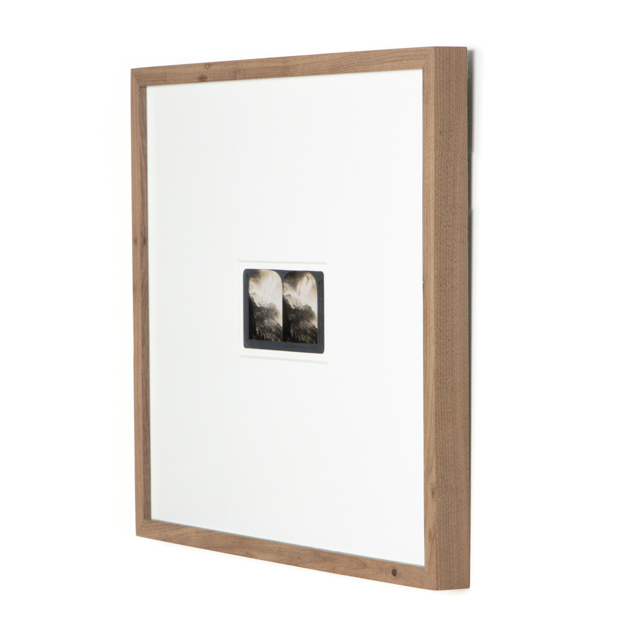 Swiss Alps by Gold Rush Art Co - Rustic 1.5 Walnut - Image 1